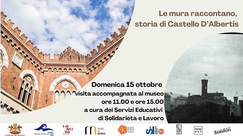 Castello d’albertis con la visita accompagnata “le mura raccontano, storia di castello d’albertis